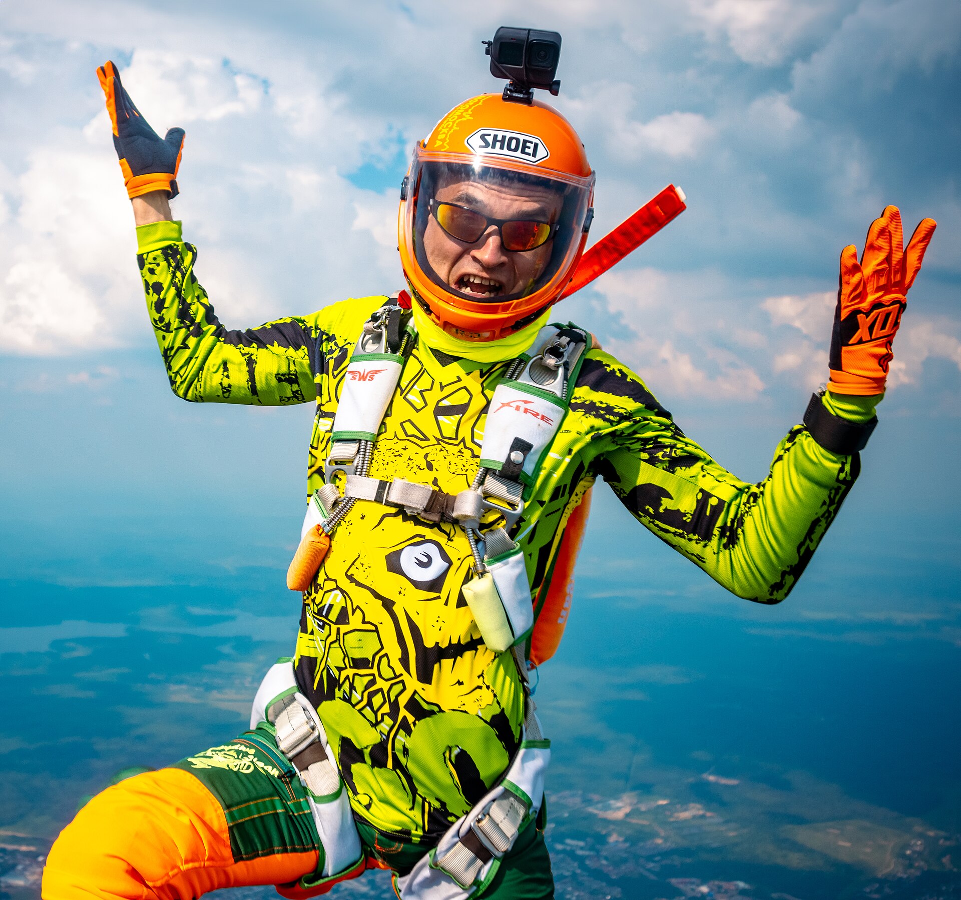 Saut en chute libre