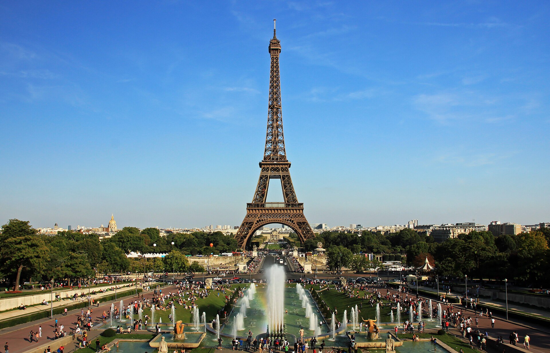 Tour Eiffel depuis le Trocadéro